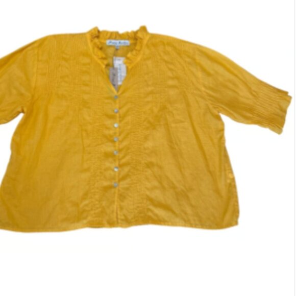 Sofia Pintuck Shirt - SUN - NWT - Picture 9 of 9